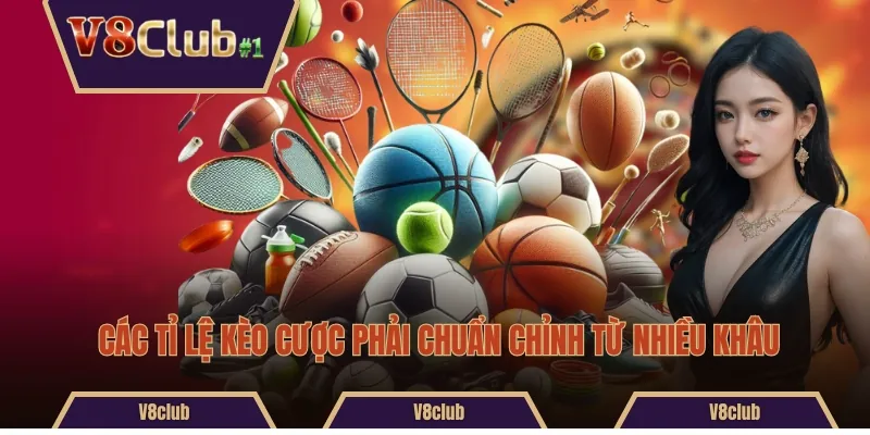 Các tỉ lệ kèo cược phải chuẩn chỉnh từ nhiều khâu